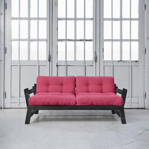 Rozkladacia pohovka Karup Step Black/Magenta-image-1