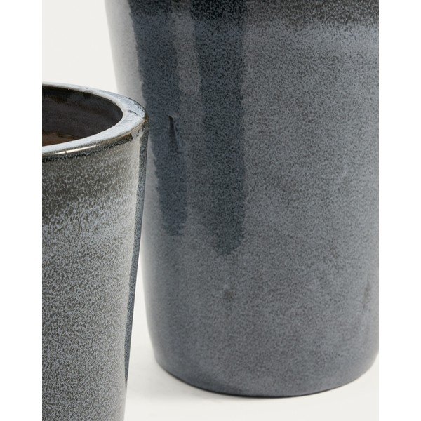 Keramické kvetináče v súprave 3 ks ø 47 cm Rotja – Kave Home-image-3