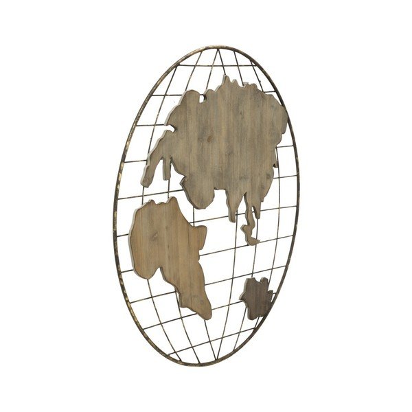 Nástenná dekorácia Mauro Ferretti Globe Map, ⌀ 88 cm-image-4
