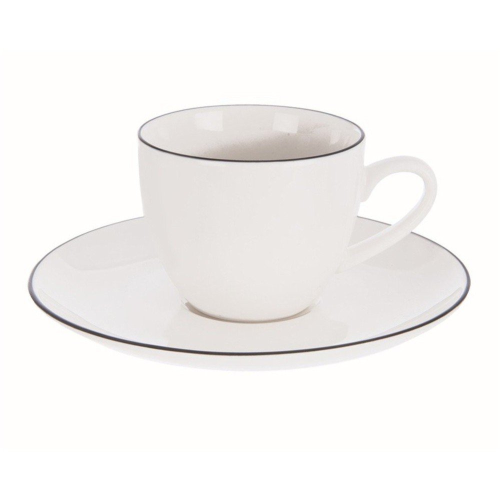 E-shop Biela porcelánová šálka na espresso 100 ml Decora – Orion