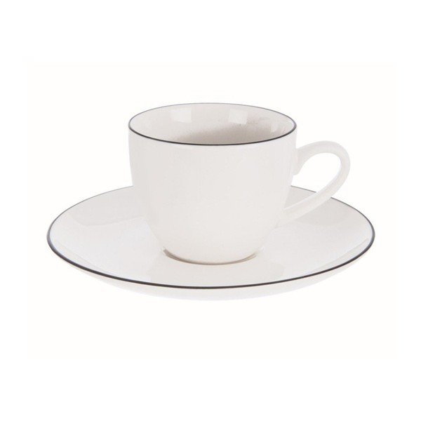 Biela porcelánová šálka na espresso 100 ml Decora – Orion