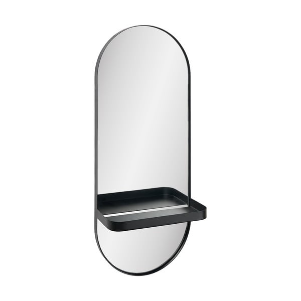 Nástenné zrkadlo s poličkou 25x60 cm Olbia – House Nordic-image-2