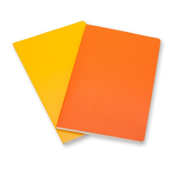 Sada 2 notesov Moleskine Orange, linkované 6,5x10,5 cm