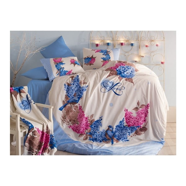 Bavlnené obliečky s plachtou Scarlet, 200 x 220 cm