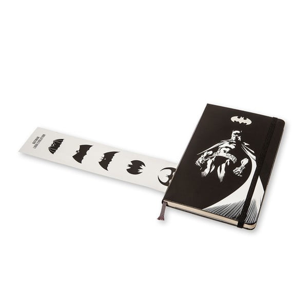 Veľký čierny zápisník Moleskine Batman, bez linajok-image-3