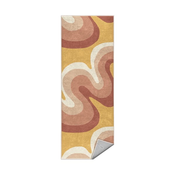 Okrovožltý/staroružový prateľný behúň 60x230 cm Strawberry Creamsicle – Mila Home