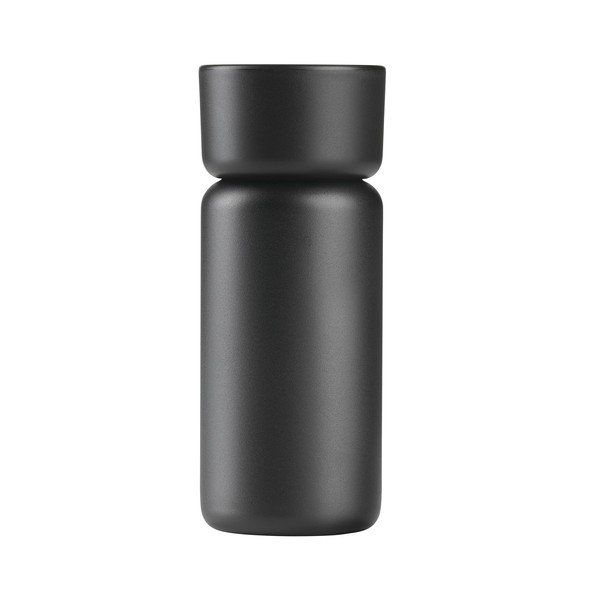 Čierny termo hrnček z nehrdzavejúcej ocele 400 ml Singles – Zone-image-2