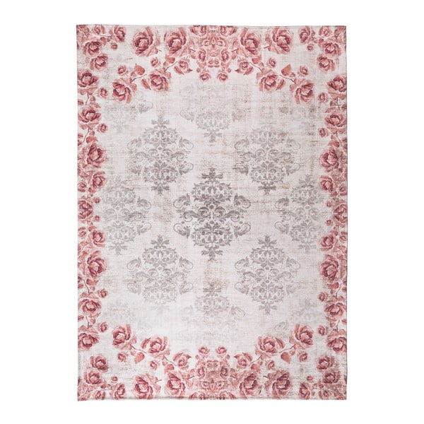 Sivo-ružový koberec Universal Alice, 80 × 150 cm