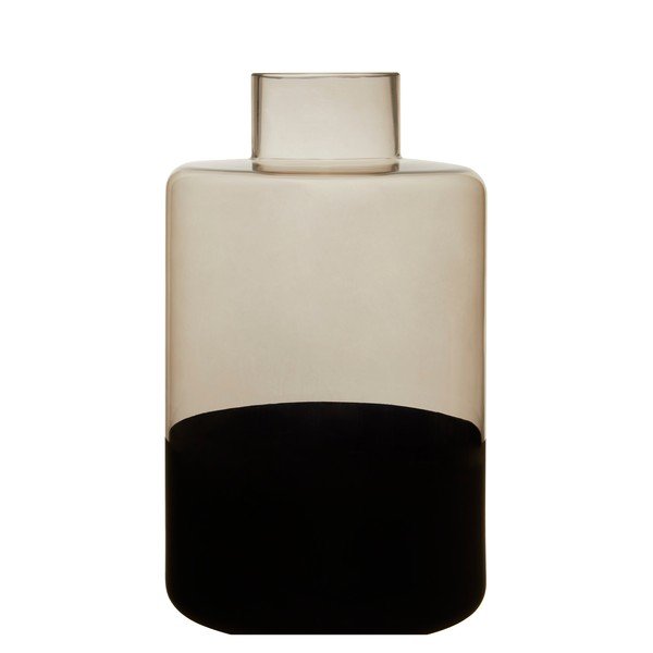 Sklenená váza s čiernymi detailmi Premier Houseware Cova, výška 32 cm-image-4