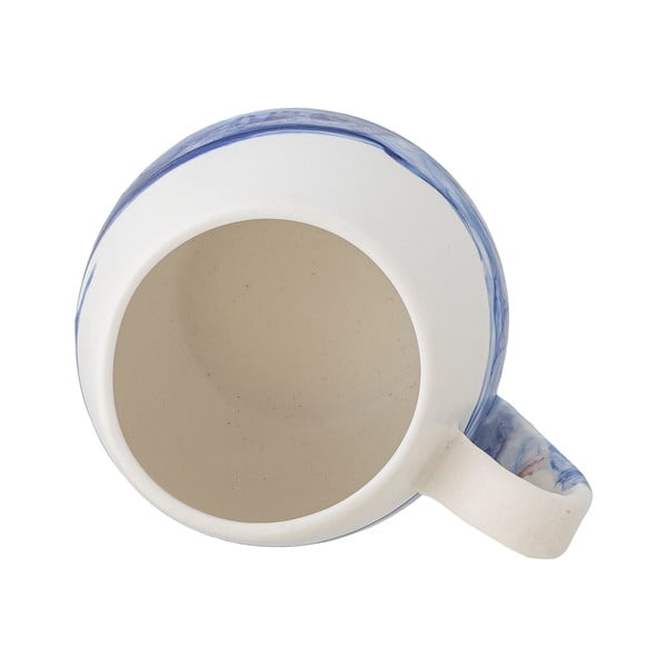 Biele/modré šálky v súprave 4 ks z kameniny 250 ml Lyre – Bloomingville-image-3