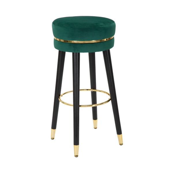 Zelená barová stolička Mauro Ferretti Paris Verde/Gold