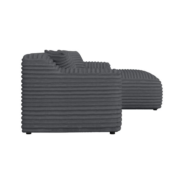 Tmavosivá menčestrová rohová pohovka (pravý roh/s leňoškou) Martin – Ropez-image-3