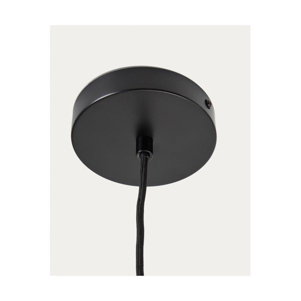 Červené závesné svietidlo s keramickým tienidlom Drava – Kave Home-image-4