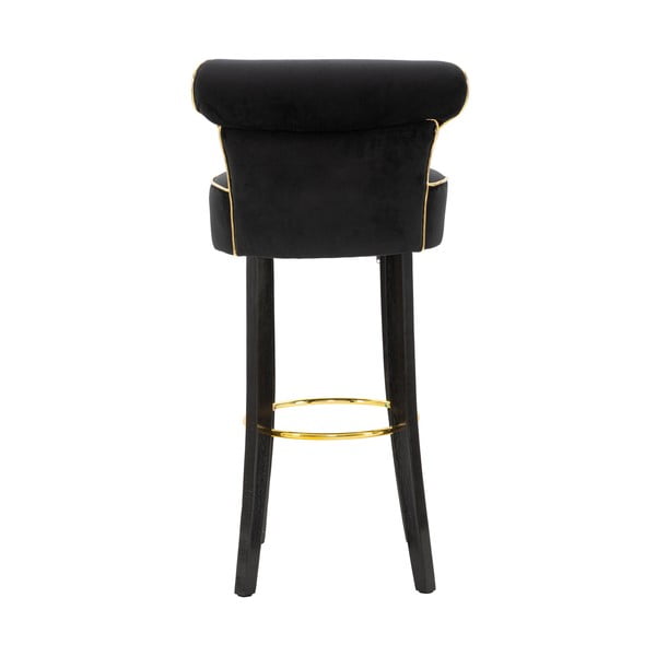 Modrá zamatová barová stolička 96 cm Luxy – Mauro Ferretti-image-1