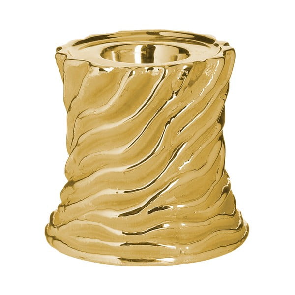Keramický svietnik v zlatej farbe InArt Votive, ⌀ 10 cm