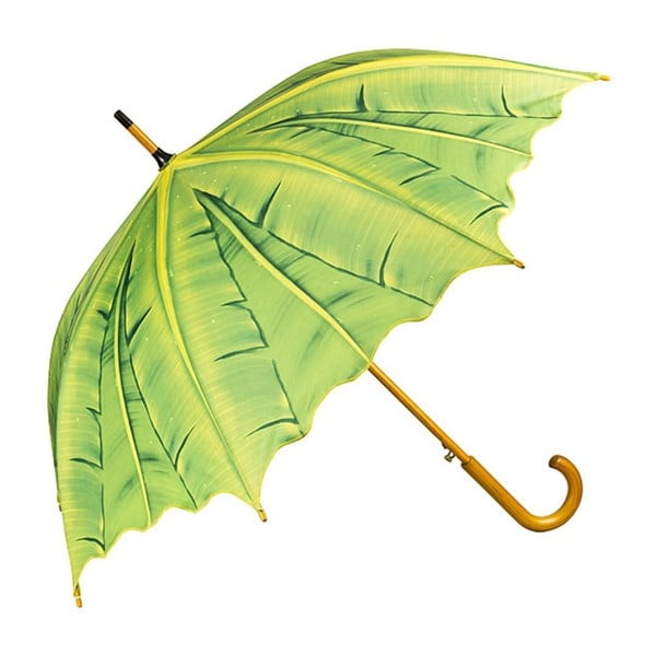 Zelený dáždnik s rúčkou Von Lilienfeld Palm Tree