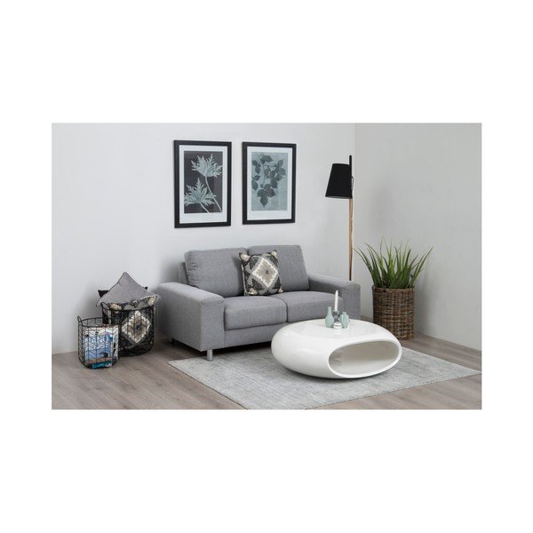 Biely konferenčný stolík Actona Eliptical Coffee Table-image-1
