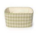 Svetlozelený látkový detský kôš na hračky 30x20x20 cm Swan Matcha – Lorena Canals