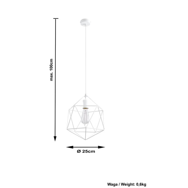 Biele stropné svietidlo Sollux Donato-image-4