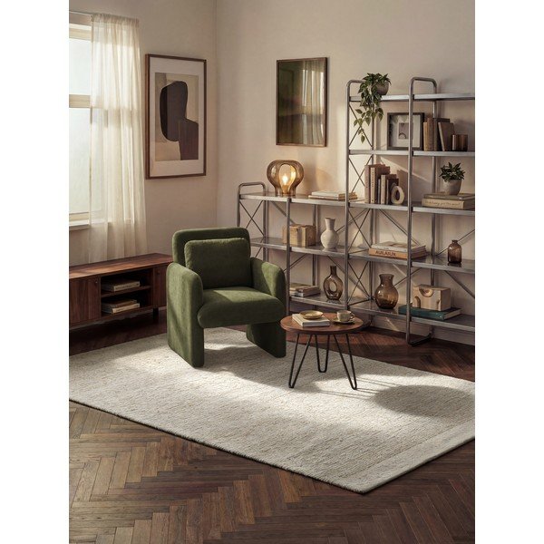 Krémovobiely ručne tkaný vlnený koberec 200x290 cm Bexley Woolwich – Ted Baker-image-1