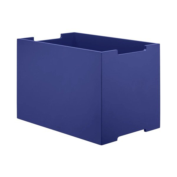 Modrý úložný box 25x39x27 cm Kasane L – Blomus