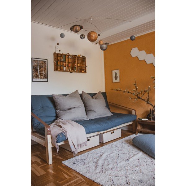 Menčestrová rozkladacia pohovka v horčicovohnedej farbe 204 cm Poetry – Karup Design-image-4