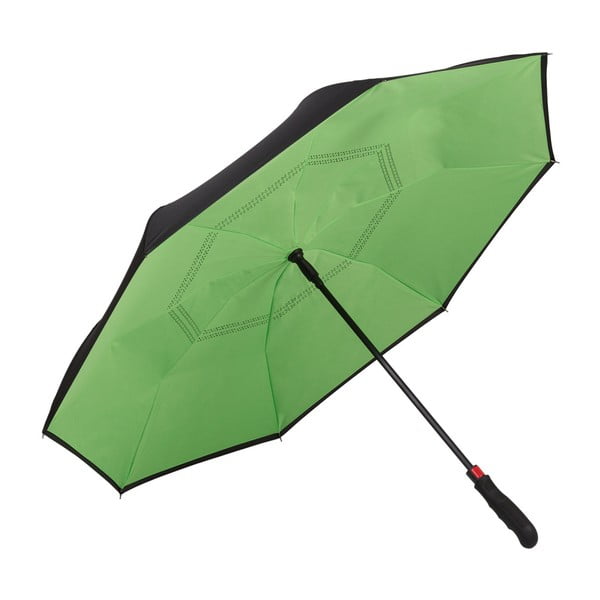Zelený dáždnik s rúčkou Von Lilienfeld Remy FlicFlac