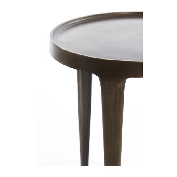 Kovový okrúhly odkladací stolík ø 43 cm Tobias – Light & Living-image-4