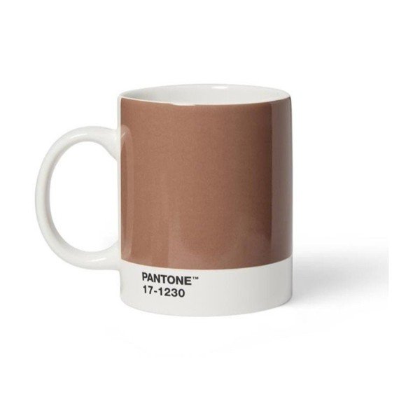 Svetlohnedý porcelánový hrnček 375 ml Mocha Mousse 17-1230 – Pantone