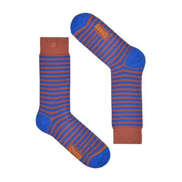 Ponožky Qnoop Linear Small Marsala, veľ. 39-42