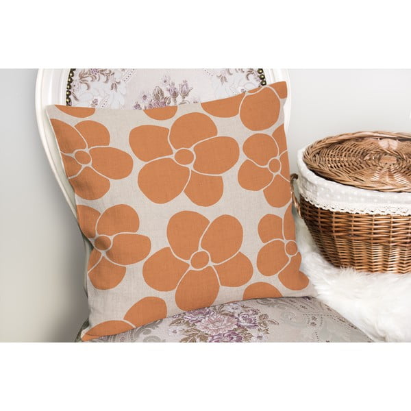 Obliečka na vankúš 43x43 cm Orange Meadow – Mila Home-image-1