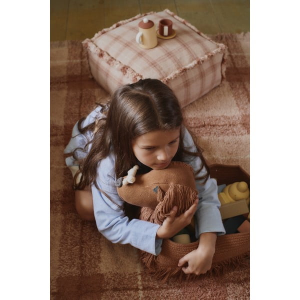 Hnedý látkový detský kôš na hračky 68x24x35 cm Poppy – Lorena Canals-image-2