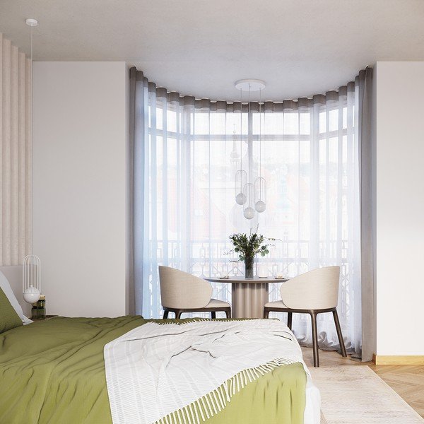 Biele závesné svietidlo so skleneným tienidlom Belinda – Sollux-image-4