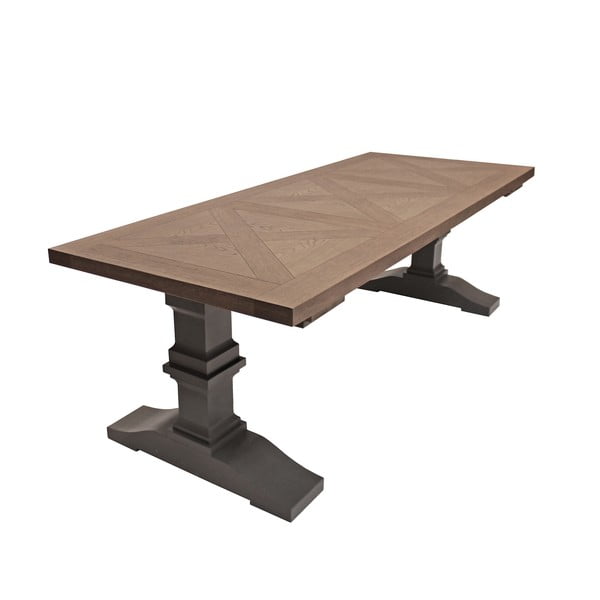 Sivý jedálenský stôl Canett Royal, 240 cm