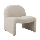 Krémové kreslo z textílie buklé Neel – Bloomingville