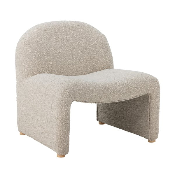 Krémové kreslo z textílie buklé Neel – Bloomingville
