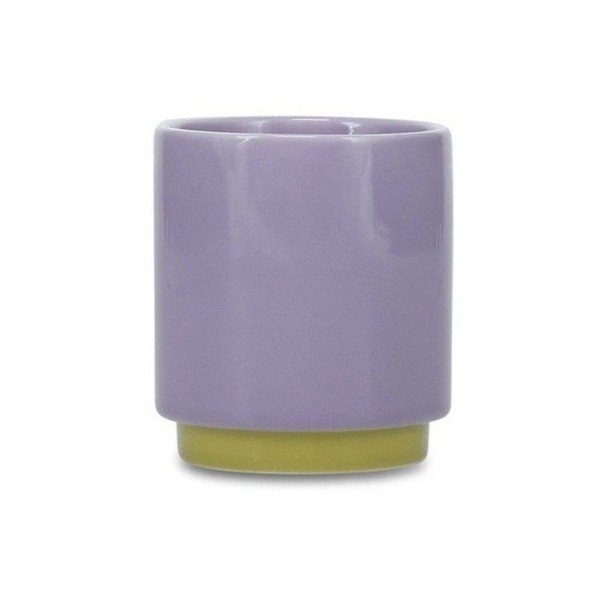 Zelená/fialová kameninová šálka 130 ml Duo – ONA
