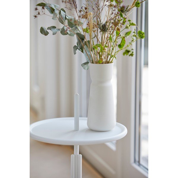 Biely kovový odkladací stolík Zone Inu, ø 33,8 cm-image-2