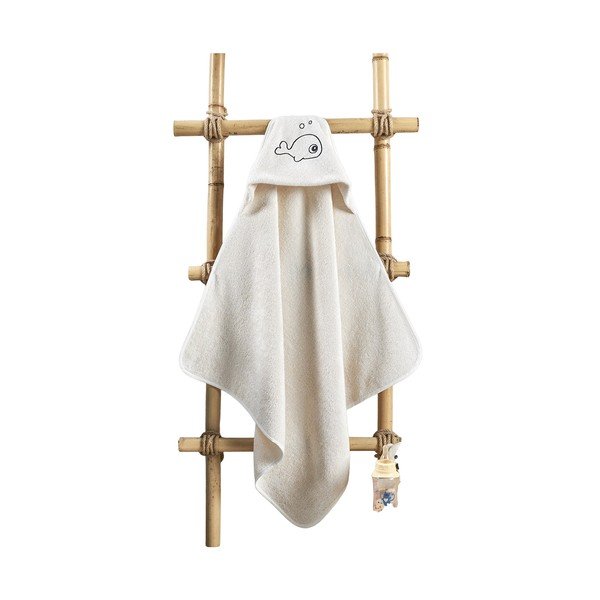 Béžová detská osuška z bambusu a bavlny Mila - Lydia&Co-image-2