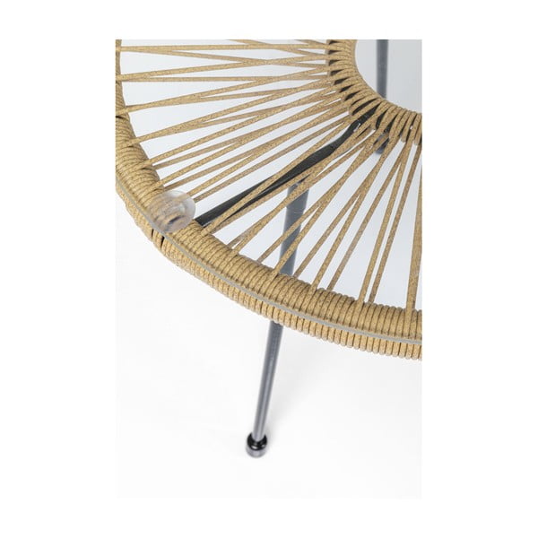 Odkladací stolík Kare Design Acapulco Nature, ø 50 cm-image-2