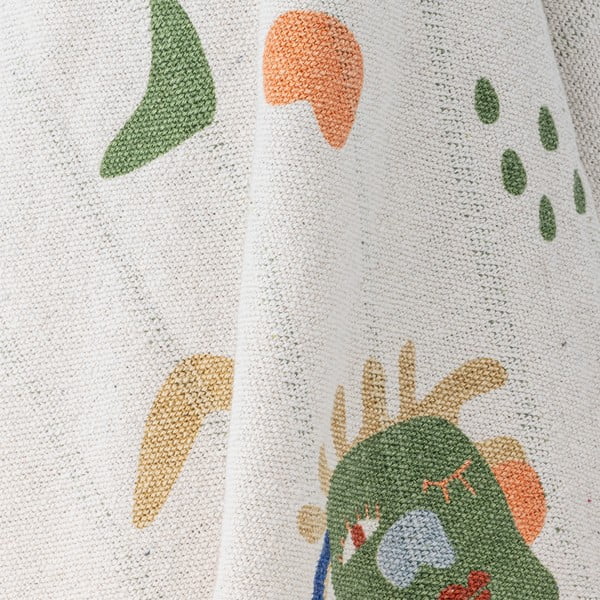 Krémová detská deka z recyklovanej bavlny 130x160 cm Sylvie – Bloomingville Mini-image-3