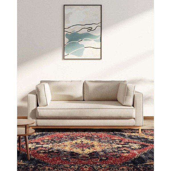 Béžová zamatová pohovka 192 cm Celerio – Ame Yens-image-3