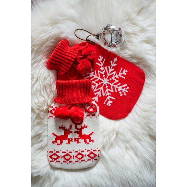 Súprava 6 sklenených vianočných ozdôb J-Line Bauble-image-1