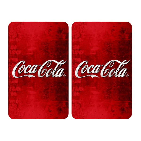 Sada 2 sklenených krytov na sporák Wenko Coca-Cola Classic