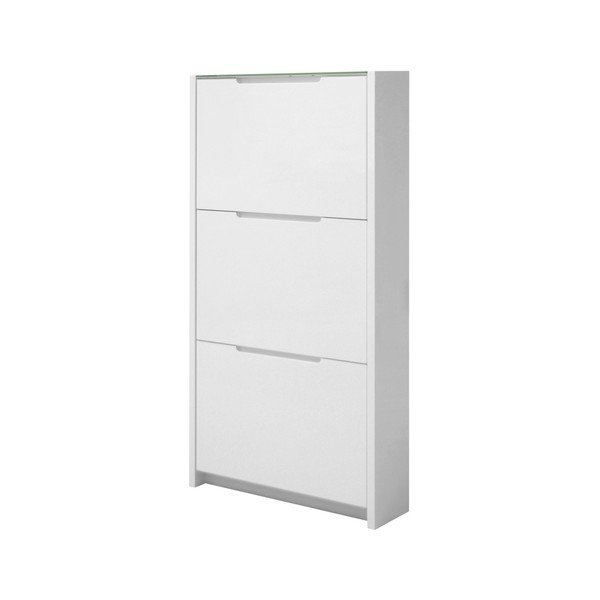 Biela skrinka na topánky Actona Berlin, 65,5 × 121,6 cm-image-2