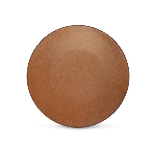 Hnedý porcelánový tanier ø 27 cm Ovio – BonBistro