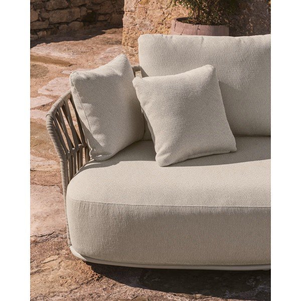 Béžová/taupe záhradná modulárna pohovka 170 cm Osani – Kave Home-image-2