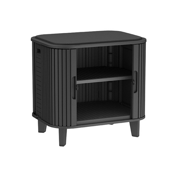 Sivý plastový záhradný úložný box Velo – Keter-image-3