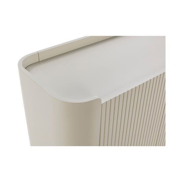 Krémovobiela skrinka 100x140x40 cm Willa – MOME-image-4