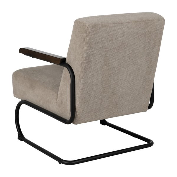 Taupe ženilkové kreslo Industra – Ixia-image-3